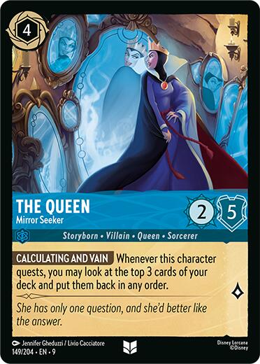 The Queen - Mirror Seeker (149/204) [Fabled] | Black Swamp Games