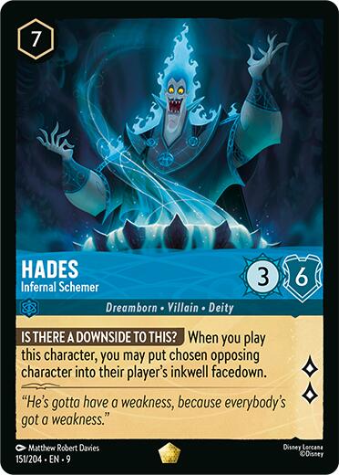 Hades - Infernal Schemer (151/204) [Fabled] | Black Swamp Games