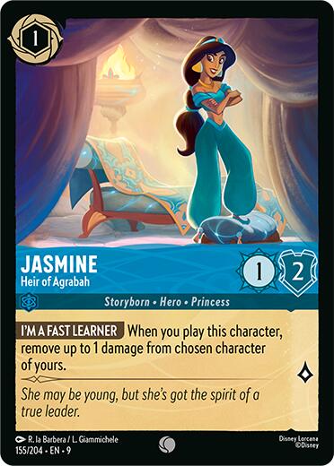 Jasmine - Heir of Agrabah (155/204) [Fabled] | Black Swamp Games