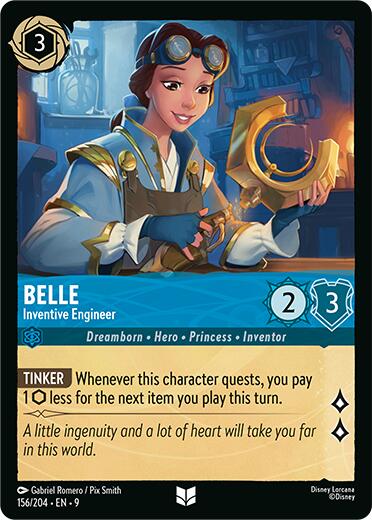 Belle - Inventive Engineer (156/204) [Fabled] | Black Swamp Games
