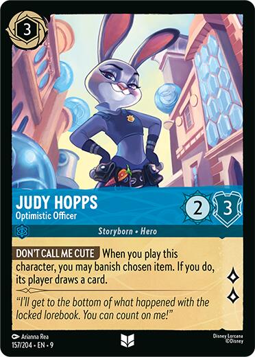 Judy Hopps - Optimistic Officer (157/204) [Fabled] | Black Swamp Games