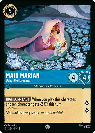Maid Marian - Delightful Dreamer (158/204) [Fabled] | Black Swamp Games