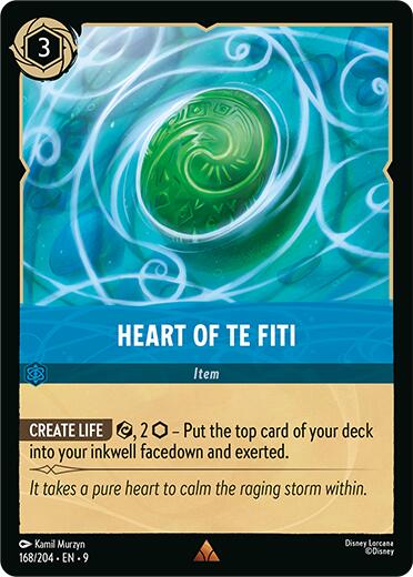 Heart of Te Fiti (168/204) [Fabled] | Black Swamp Games