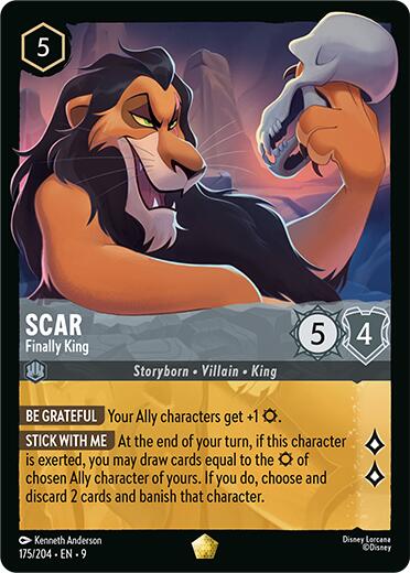 Scar - Finally King (175/204) [Fabled] | Black Swamp Games