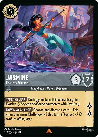 Jasmine - Fearless Princess (178/204) [Fabled] | Black Swamp Games