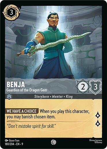 Benja - Guardian of the Dragon Gem (180/204) [Fabled] | Black Swamp Games