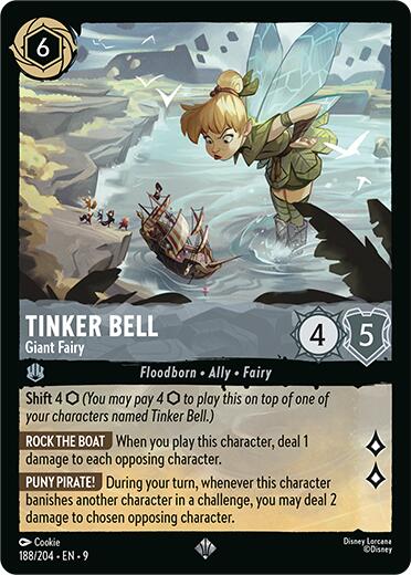Tinker Bell - Giant Fairy (188/204) [Fabled] | Black Swamp Games