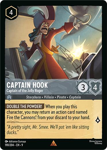 Captain Hook - Captain of the Jolly Roger (190/204) [Fabled] | Black Swamp Games