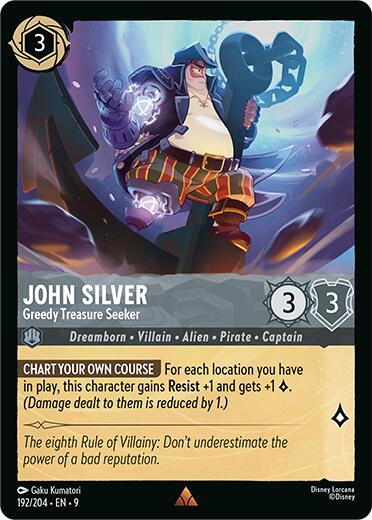 John Silver - Greedy Treasure Seeker (192/204) [Fabled] | Black Swamp Games