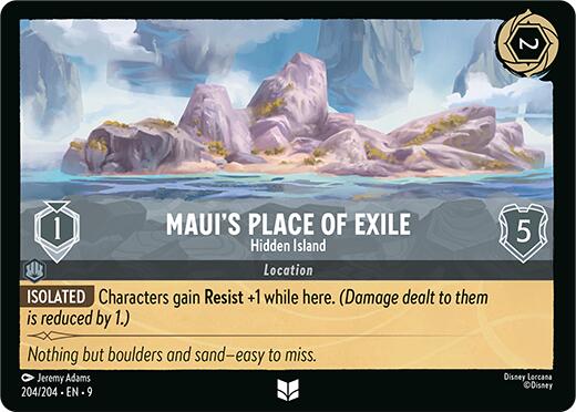 Maui's Place of Exile - Hidden Island (204/204) [Fabled] | Black Swamp Games