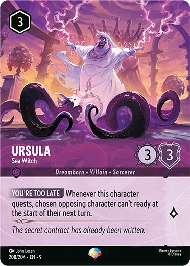 Ursula - Sea Witch (Epic) (208/204) [Fabled] | Black Swamp Games