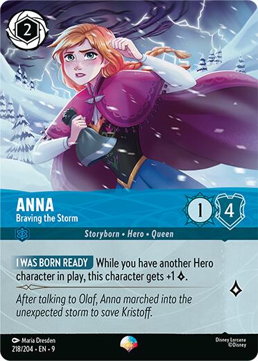 Anna - Braving the Storm (Epic) (218/204) [Fabled] | Black Swamp Games