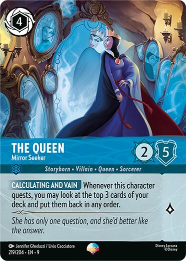 The Queen - Mirror Seeker (Epic) (219/204) [Fabled] | Black Swamp Games