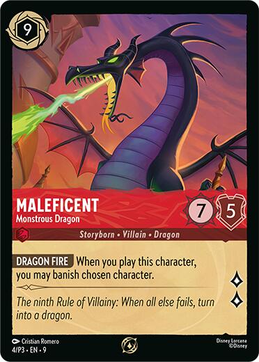 Maleficent - Monstrous Dragon (Store Championship Participant) (4/P3) [Promo Cards] | Black Swamp Games