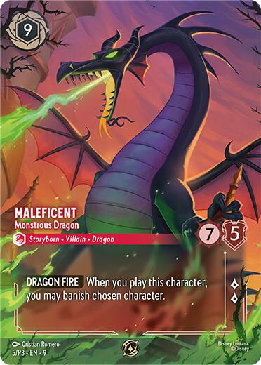 Maleficent - Monstrous Dragon (Store Championship) (5/P3) [Promo Cards] | Black Swamp Games
