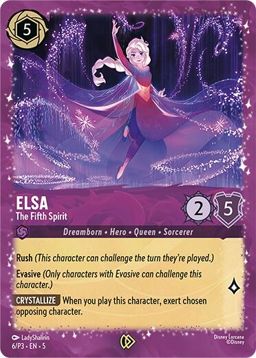 Elsa - The Fifth Spirit (6/P3) [Promo Cards] | Black Swamp Games