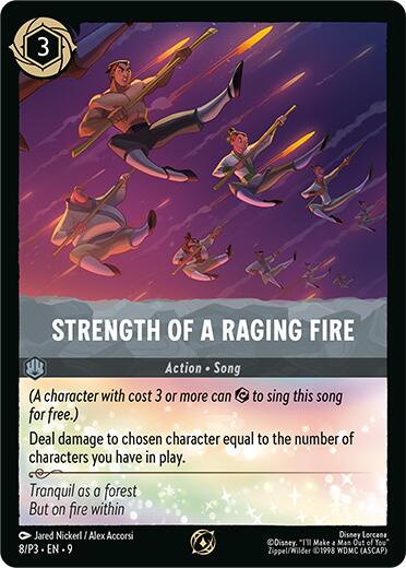 Strength of a Raging Fire (8/P3) [Promo Cards] | Black Swamp Games