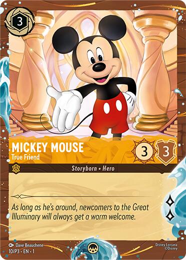 Mickey Mouse - True Friend (Disney Cruise Promo) (10/P3) [Promo Cards] | Black Swamp Games