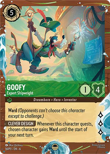 Goofy - Expert Shipwright (Disney Cruise Promo) (14/P3) [Promo Cards] | Black Swamp Games