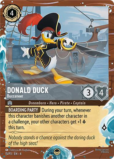Donald Duck - Buccaneer (Disney Cruise Promo) (15/P3) [Promo Cards] | Black Swamp Games