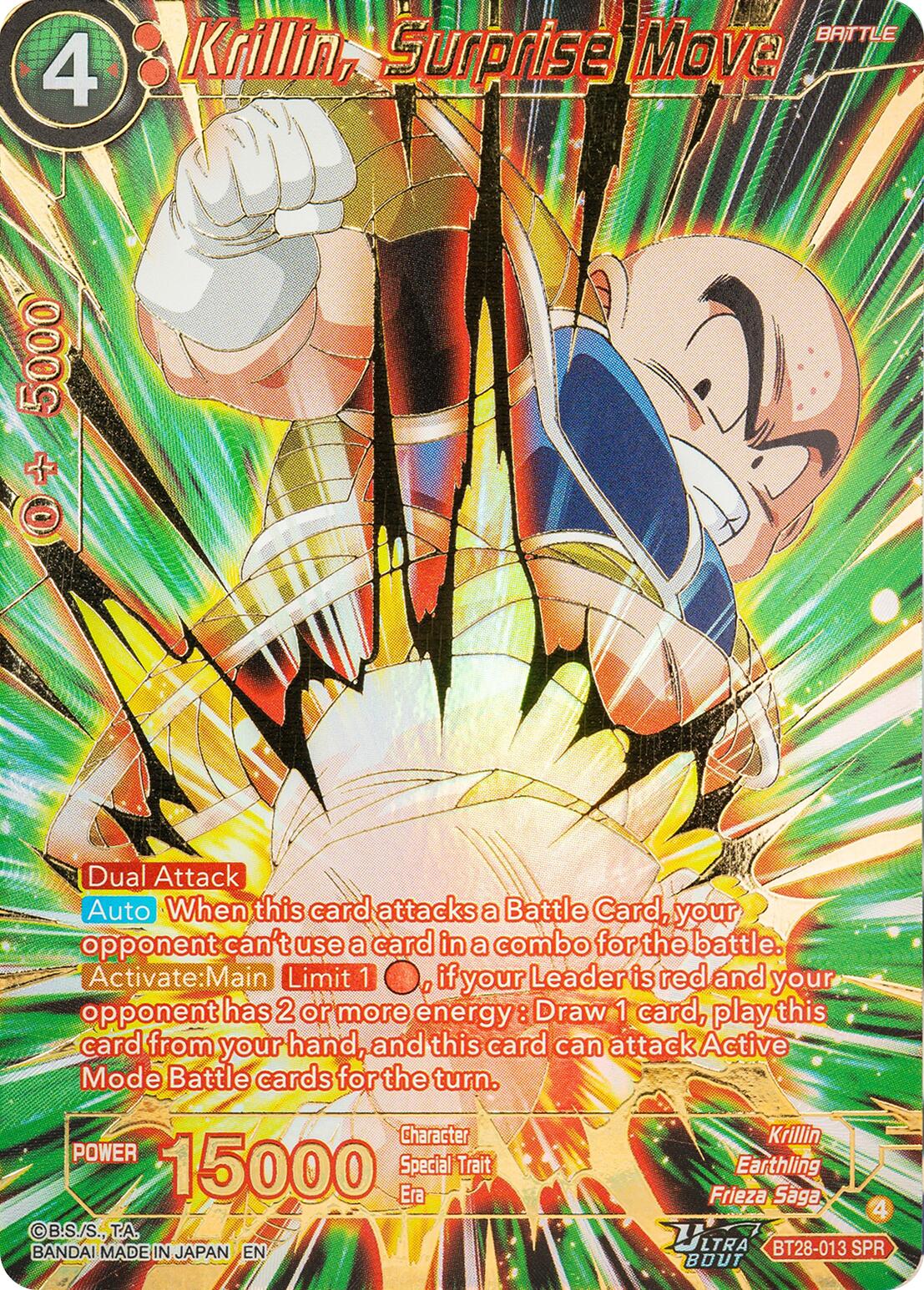 Krillin, Surprise Move (BT28-013) [Prismatic Clash] | Black Swamp Games