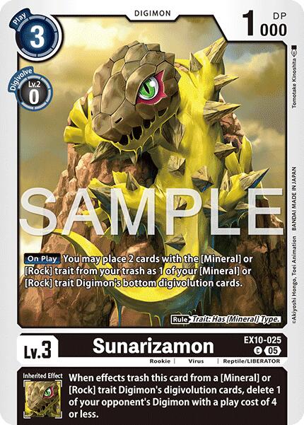 Sunarizamon [EX10-025] [Sinister Order] | Black Swamp Games