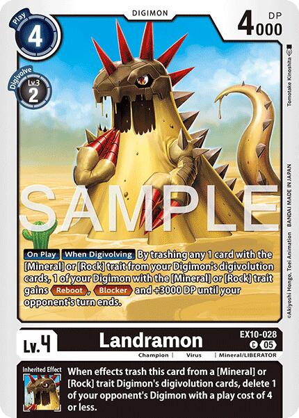 Landramon [EX10-028] [Sinister Order] | Black Swamp Games