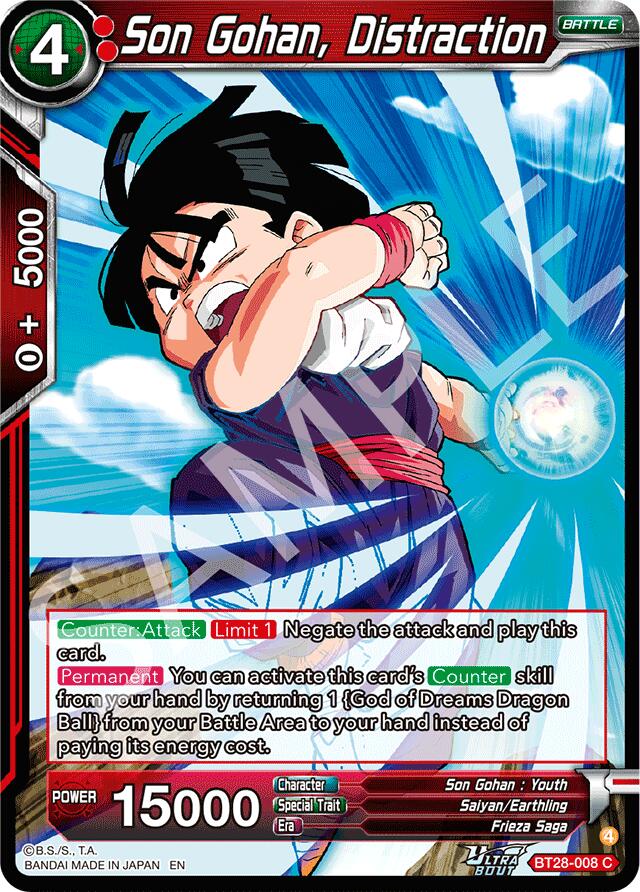 Son Gohan, Distraction (BT28-008) [Prismatic Clash] | Black Swamp Games