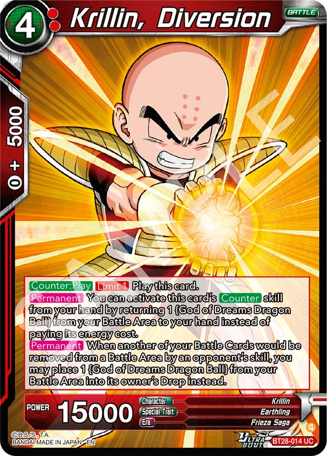 Krillin, Diversion (BT28-014) [Prismatic Clash] | Black Swamp Games