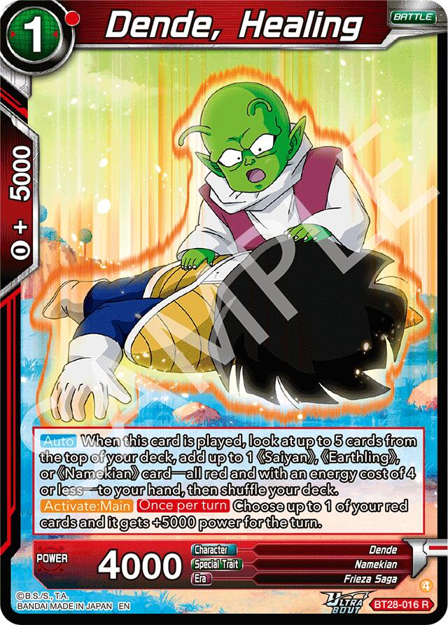 Dende, Healing (BT28-016) [Prismatic Clash] | Black Swamp Games