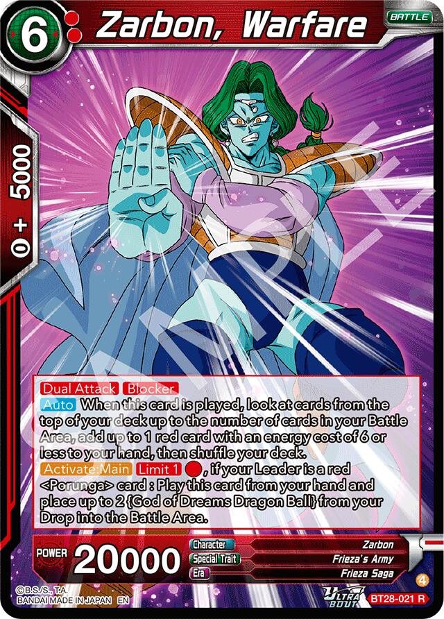 Zarbon, Warfare (BT28-021) [Prismatic Clash] | Black Swamp Games