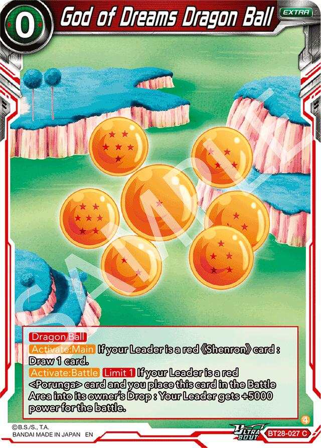 God of Dreams Dragon Ball (BT28-027) [Prismatic Clash] | Black Swamp Games