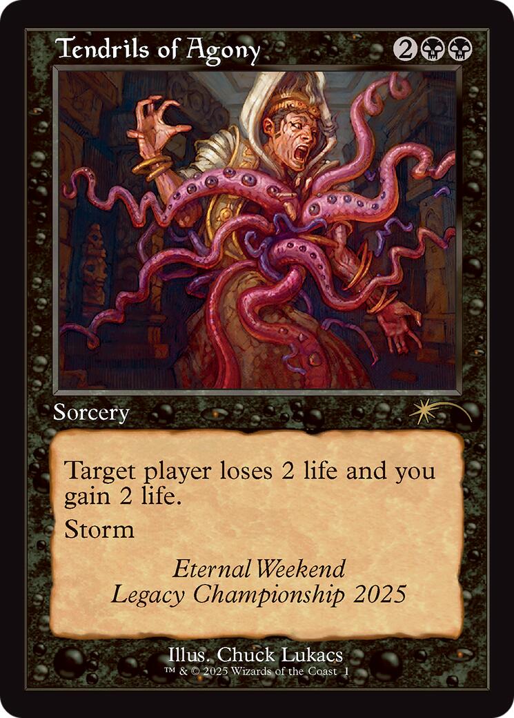 Tendrils of Agony (Retro Frame) (Eternal Weekend 2025 Promo) [Eternal Weekend] | Black Swamp Games