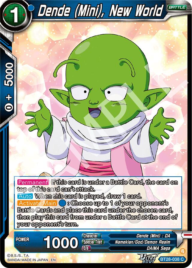 Dende (Mini), New World (BT28-038) [Prismatic Clash] | Black Swamp Games