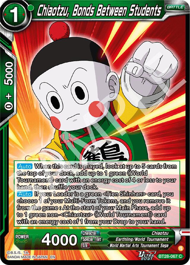 Chiaotzu, Bonds Between Students (BT28-067) [Prismatic Clash] | Black Swamp Games