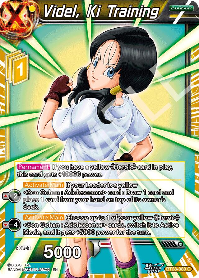 Videl, Ki Training (BT28-080) [Prismatic Clash] | Black Swamp Games