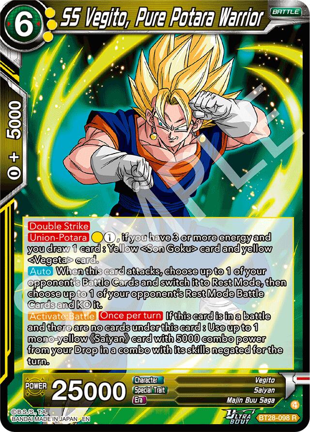 SS Vegito, Pure Potara Warrior (BT28-098) [Prismatic Clash] | Black Swamp Games