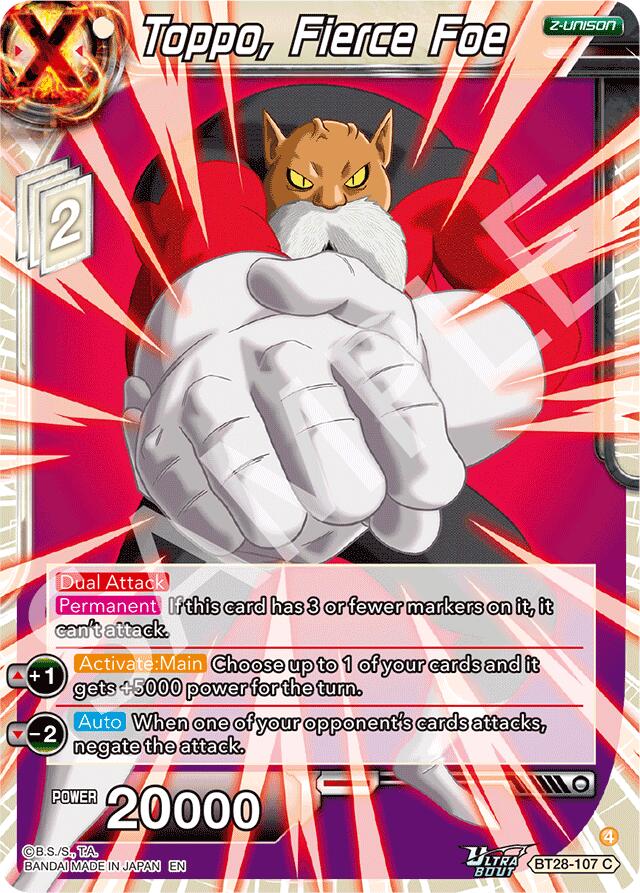 Toppo, Fierce Foe (BT28-107) [Prismatic Clash] | Black Swamp Games