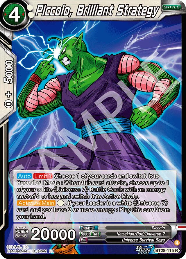Piccolo, Brilliant Strategy (BT28-115) [Prismatic Clash] | Black Swamp Games