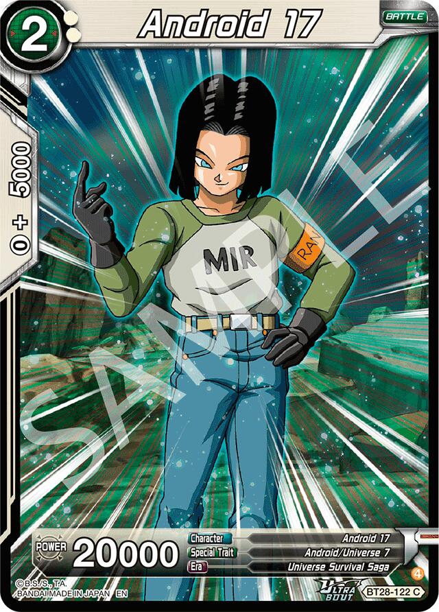 Android 17 (BT28-122) [Prismatic Clash] | Black Swamp Games