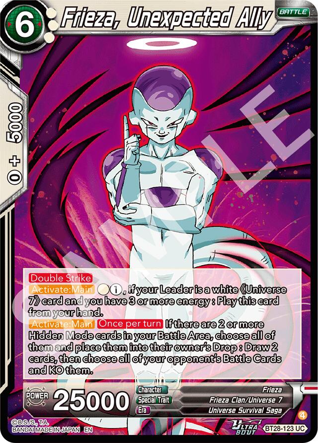 Frieza, Unexpected Ally (BT28-123) [Prismatic Clash] | Black Swamp Games