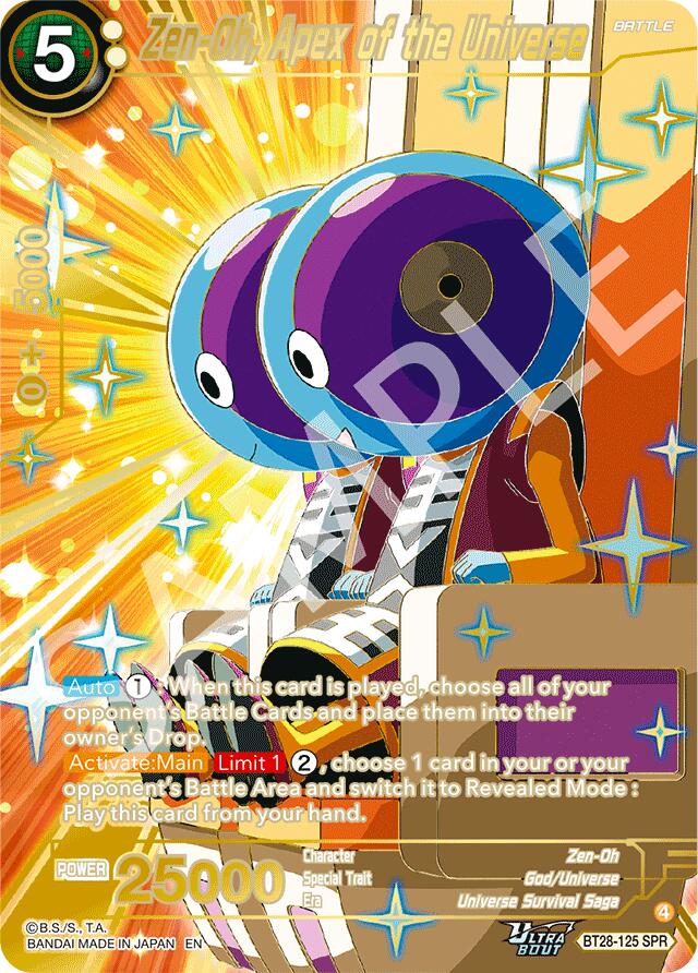 Zen-Oh, Apex of the Universe (SPR) (BT28-125) [Prismatic Clash] | Black Swamp Games