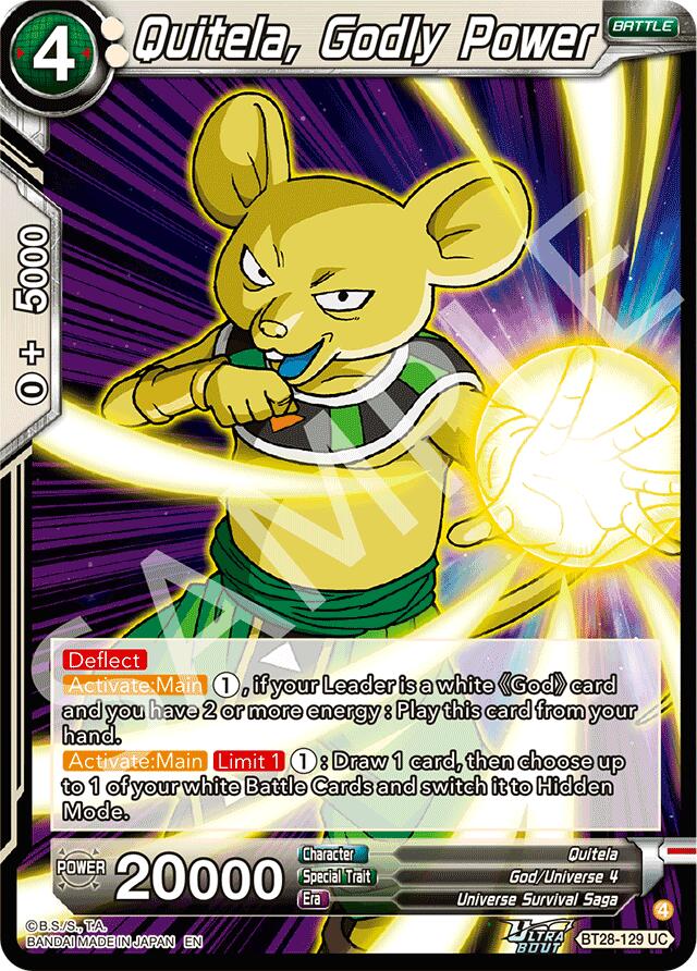 Quitela, Godly Power (BT28-129) [Prismatic Clash] | Black Swamp Games