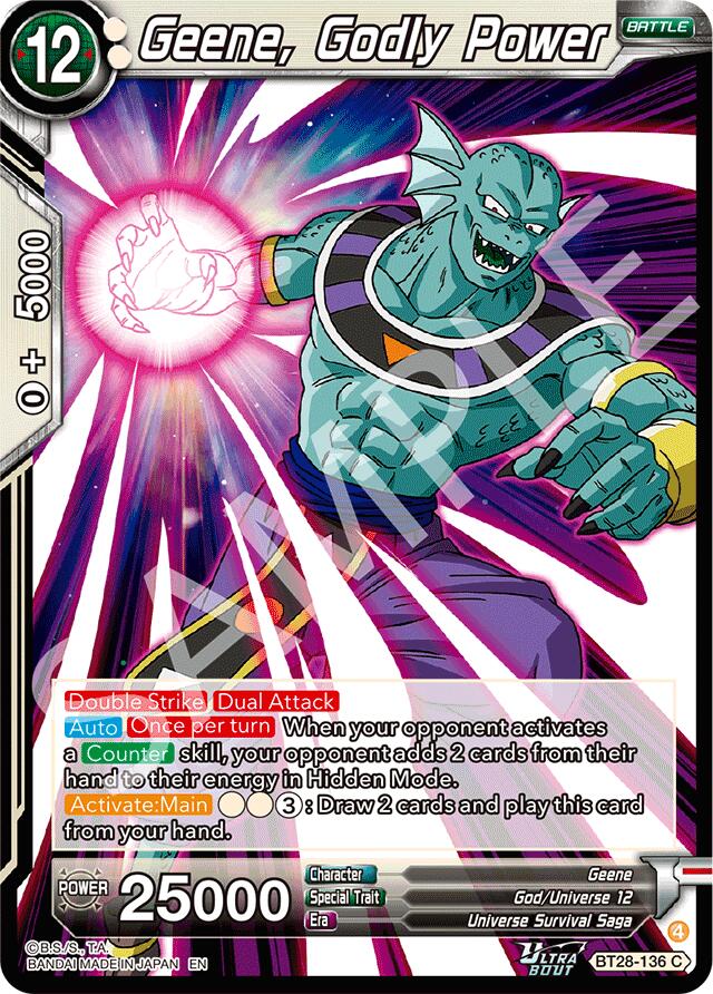 Geene, Godly Power (BT28-136) [Prismatic Clash] | Black Swamp Games