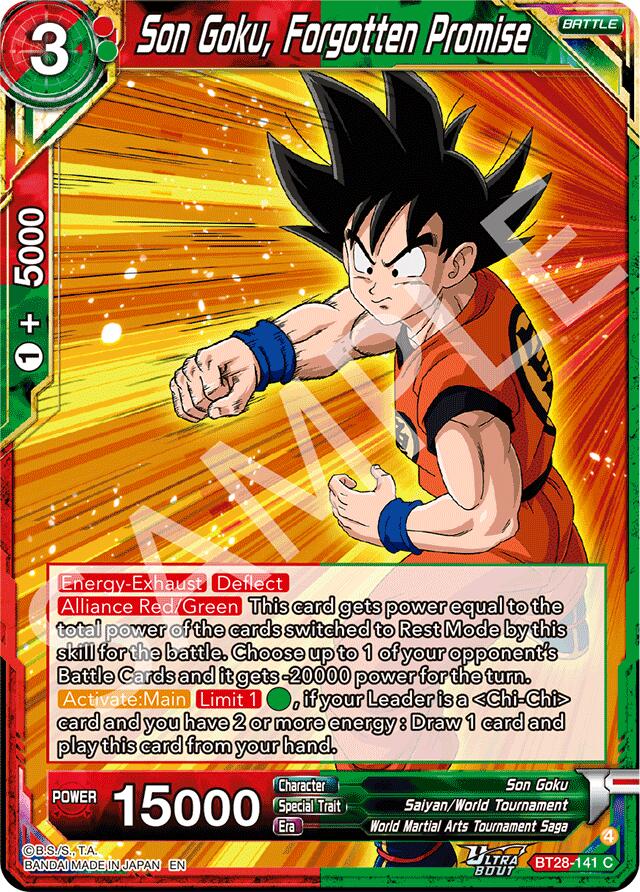 Son Goku, Forgotten Promise (BT28-141) [Prismatic Clash] | Black Swamp Games