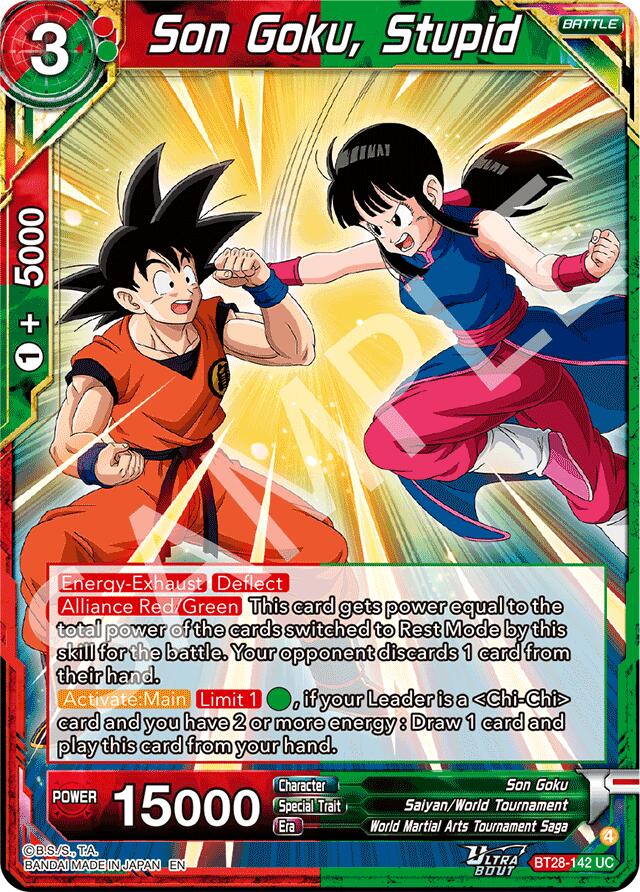 Son Goku, Stupid (BT28-142) [Prismatic Clash] | Black Swamp Games