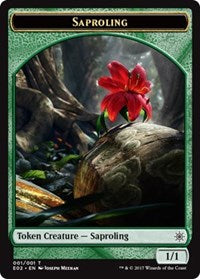 Saproling // Treasure (007) Double-Sided Token [Explorers of Ixalan Tokens] | Black Swamp Games