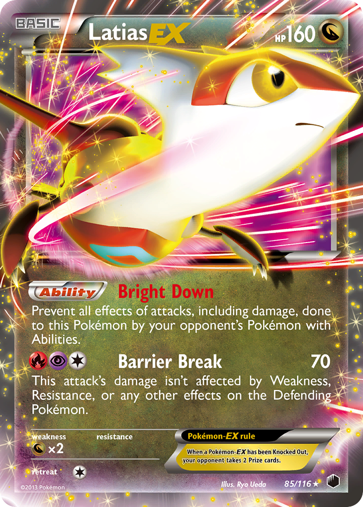 Latias EX (85/116) [Black & White: Plasma Freeze] | Black Swamp Games