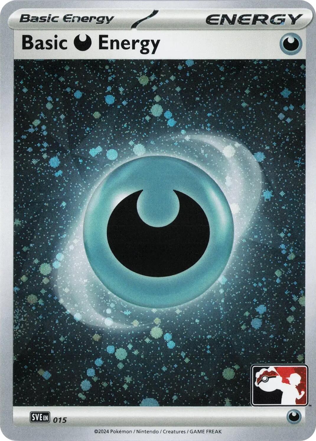 Basic Darkness Energy (015) (Cosmos Holo) [Prize Pack Series Seven] | Black Swamp Games