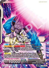 Beerus // Beerus, Dignified Destruction (Gold Stamped) (P-695) [Promotion Cards] | Black Swamp Games